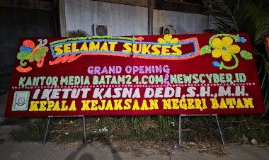 Kepala Kejaksaan Negeri Batam Berikan Ucapan Selamat atas Peresmian Kantor Media Batam24.com dan Newscyber.id