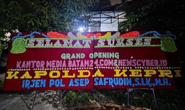 Kapolda Kepri Irjen Pol Asep Safrudin Beri Ucapan Selamat atas Grand Opening Kantor Media Batam24.com Dan Newscyber.id