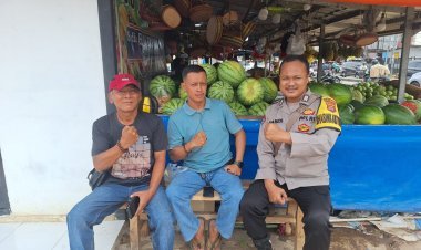 Bhabinkamtibmas Desa Cikupa Jalin Silaturahmi dan Himbauan Kamtibmas kepada Warga