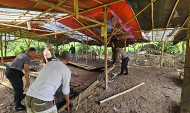 Respon Cepat Polisi, Arena Sabung Ayam di Desa Pangadegan Pasar Kemis Dibongkar Bersama Warga