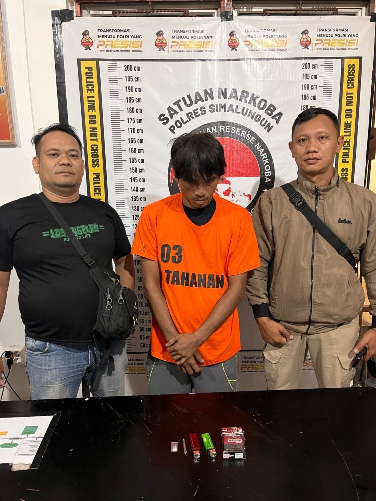 Polres Simalungun Berhasil Ungkap Kasus Narkoba di Wilayah Polsek Raya Kahean