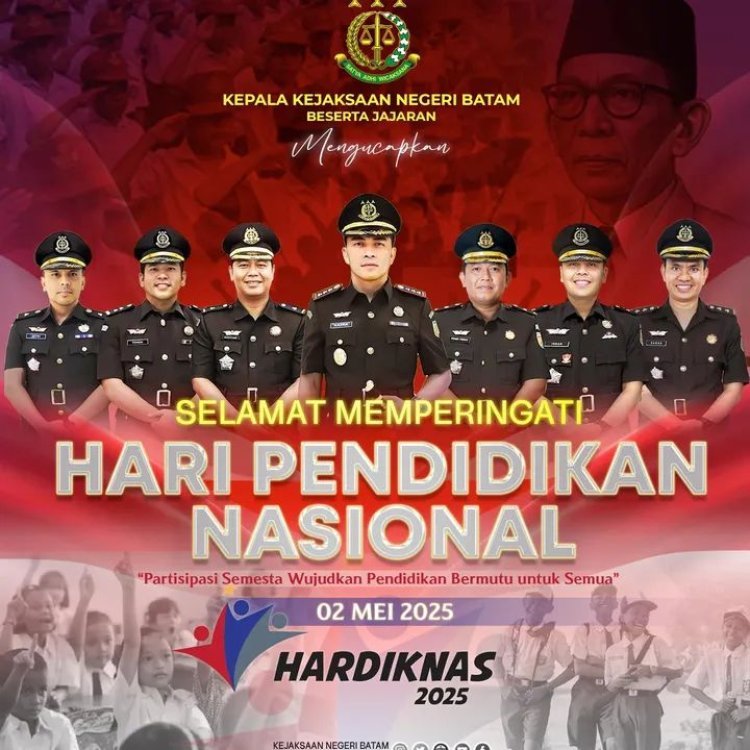Kejari Batam Rayakan Semangat Hardiknas 2025: Dukung Pendidikan Berkualitas untuk Semua