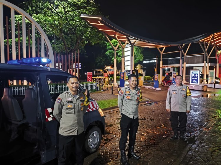 Patroli Cipkon Polsek Cikupa Antisipasi Gangguan Kamtibmas di Sejumlah Titik Rawan