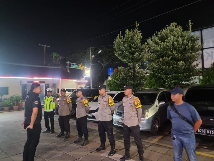 Apel dan Patroli Mobile Ops Cipkon Antisipasi Gangguan Kamtibmas