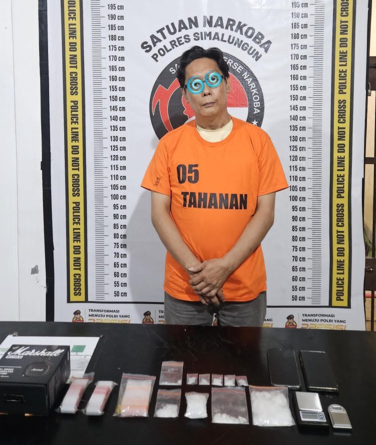 Kasat Narkoba Polres Simalungun Ungkap Peredaran Narkoba Dengan Barang Bukti Lebih dari 100 Gram Sabu