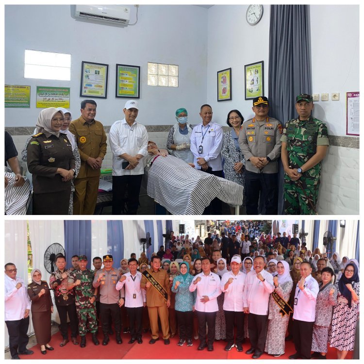 Kapolresta Tangerang Hadiri Pencanangan Pelayanan KB Serentak dan Rekor Muri Pelayanan IUD di Kabupaten Tangerang