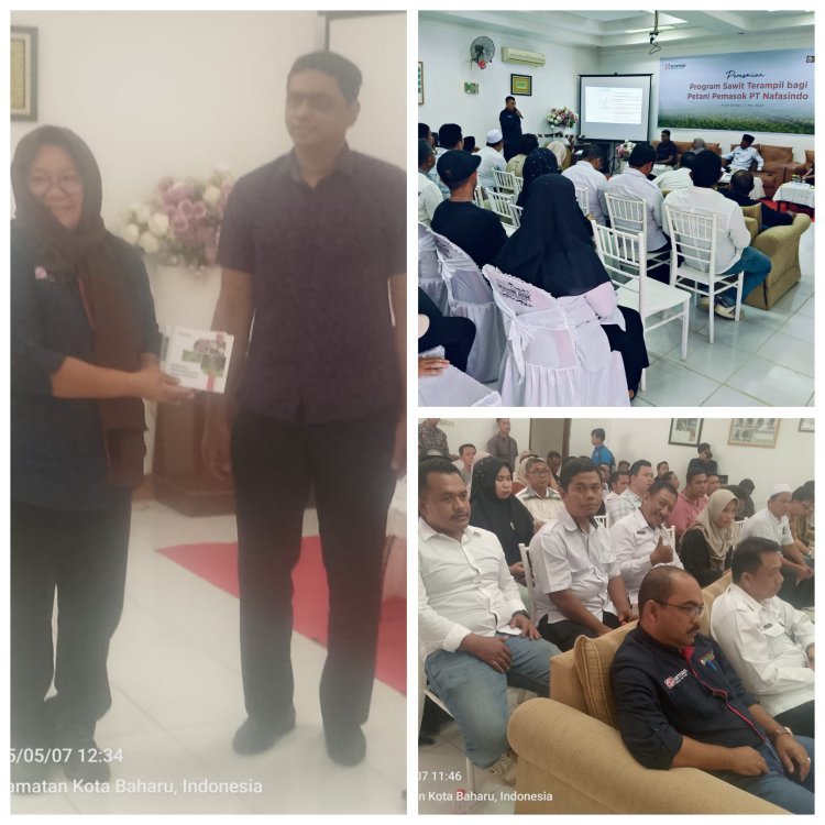 Wakil Bupati Aceh Singkil Resmikan Program Petani Terampil Pemasok Kelapa Sawit PT Nafasindo