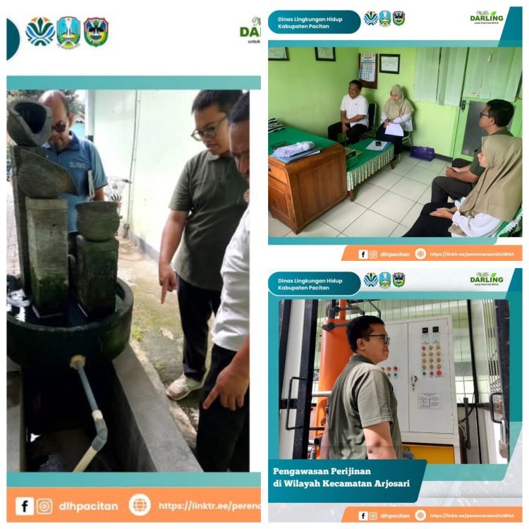 DLH Pacitan Gencar Awasi Perizinan Lingkungan di Arjosari