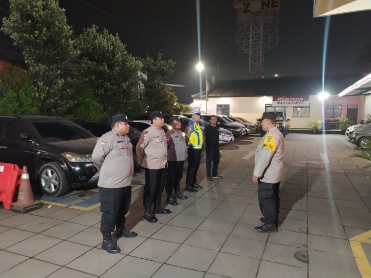 Polsek Cikupa Gelar Apel Ops Cipkon dan Patroli Mobile Antisipasi Gangguan Kamtibmas