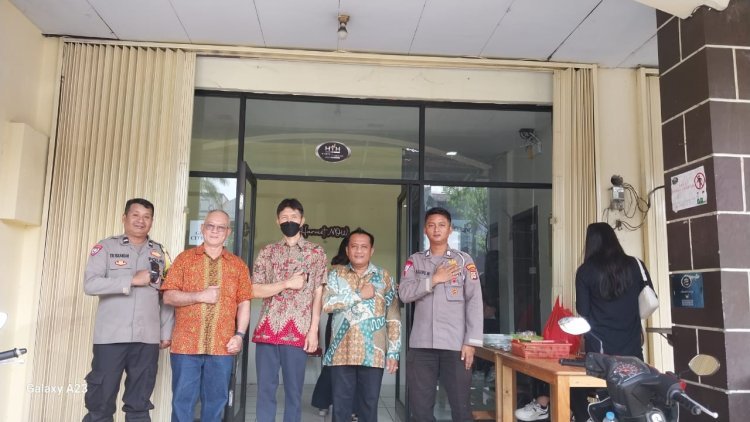 Kegiatan Pengamanan Ibadah Mingguan Umat Kristiani di Wilayah Hukum Polsek Cikupa Cikupa