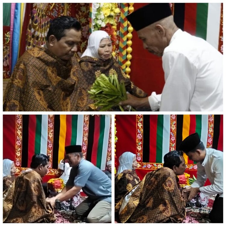 Wakil Bupati Aceh Singkil Tepung Tawar Ketua HUDA yang Akan Berangkat Haji