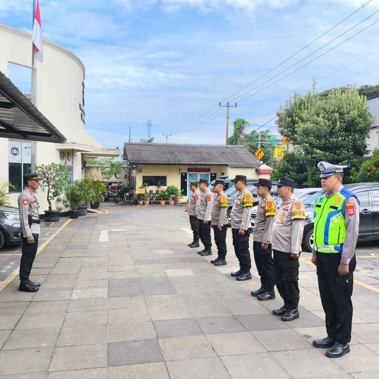 Apel Pagi dan Kegiatan Rutin Polsek Cikupa Berjalan Lancar