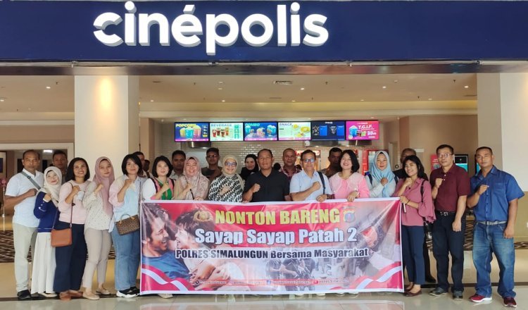Kapolres Simalungun Gelar Nonton Bareng Film Sayap Sayap Patah 2 Sebagai Upaya Pencegahan Aksi Terorisme
