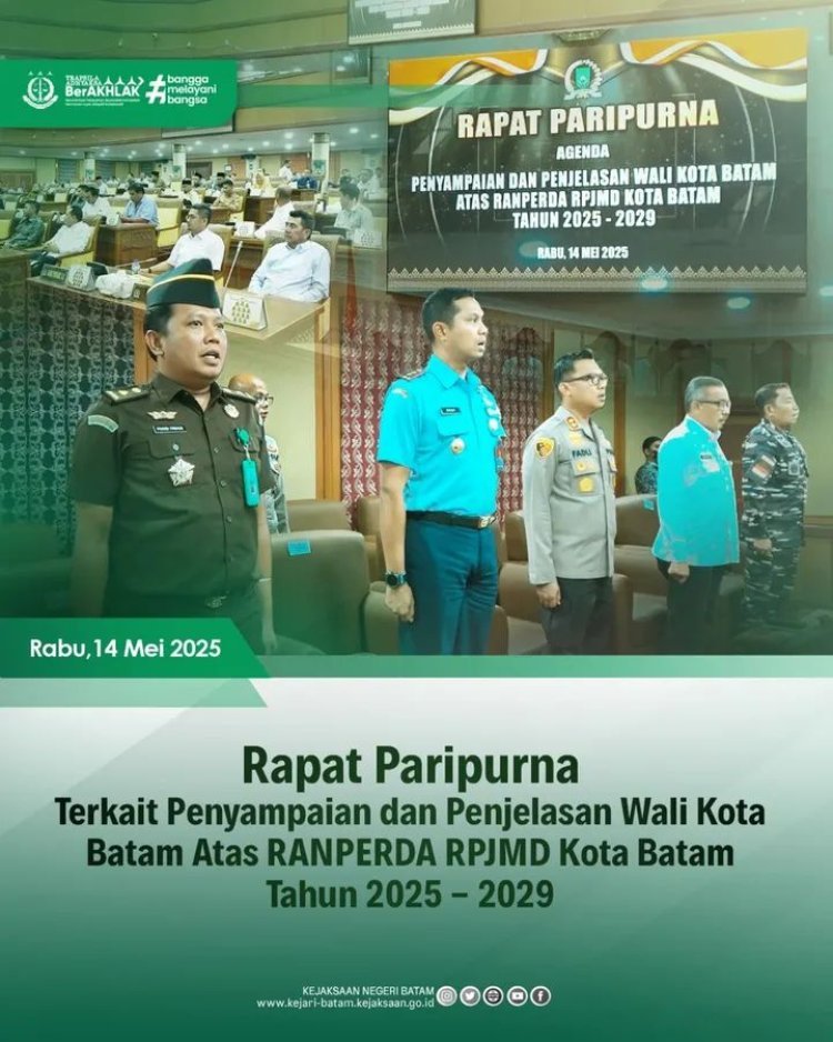 Kejari Batam Kawal Penyusunan RPJMD Kota Batam 2025–2029