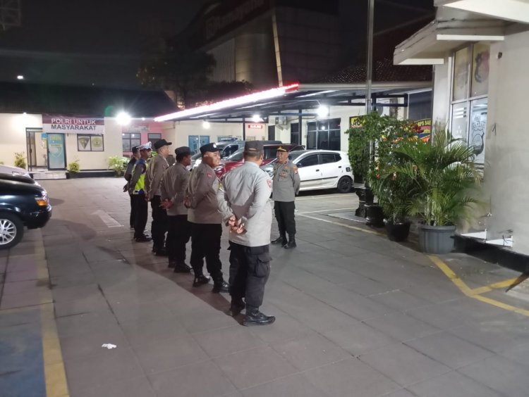 Apel dan Patroli Cipkon Polsek Cikupa, Antisipasi Gangguan Kamtibmas