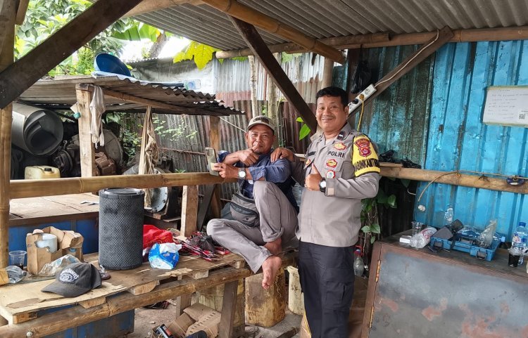 Polsek Cikupa Pererat Hubungan dengan Warga Lewat Kegiatan Sambang di Bitung Jaya