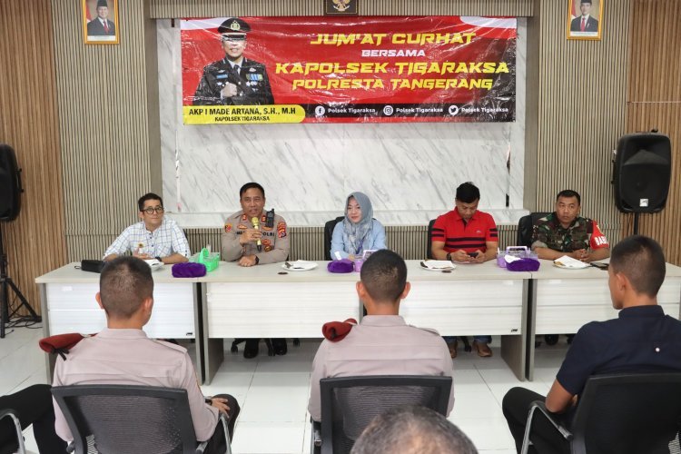 Polsek Tigaraksa Gelar Jum’at Curhat, Wadah Aspirasi dan Kolaborasi dengan Masyarakat