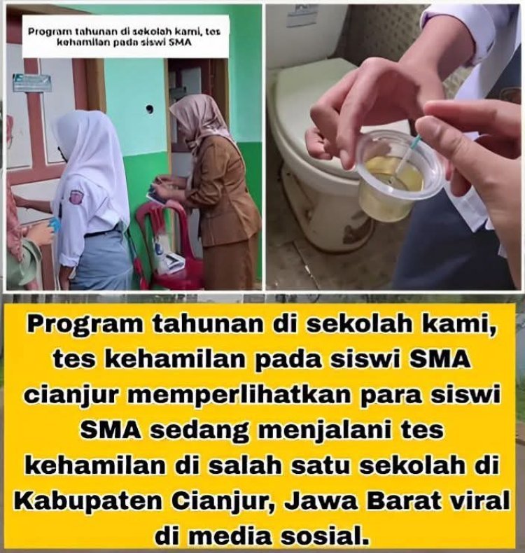 Salah Satu SMA di Cianjur Jalankan Program Tes Kehamilan untuk Siswi, Tuai Pro dan Kontra