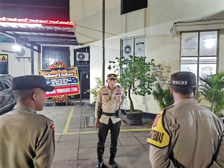 Polsek Cikupa Gelar Apel dan Patroli Antisipasi Gangguan Kamtibmas