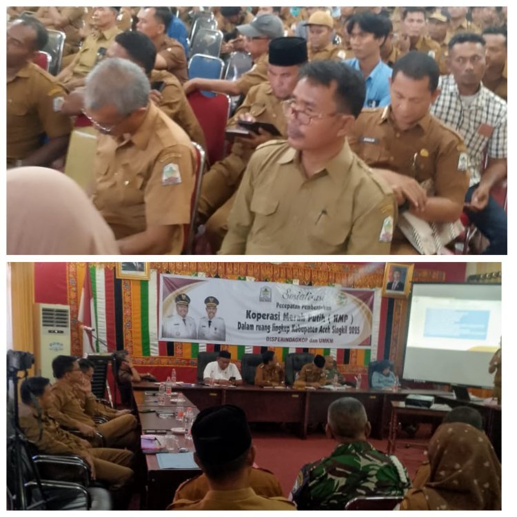 Bupati Aceh Singkil Tancap Gas Bentuk Koperasi Merah Putih di Seluruh Desa