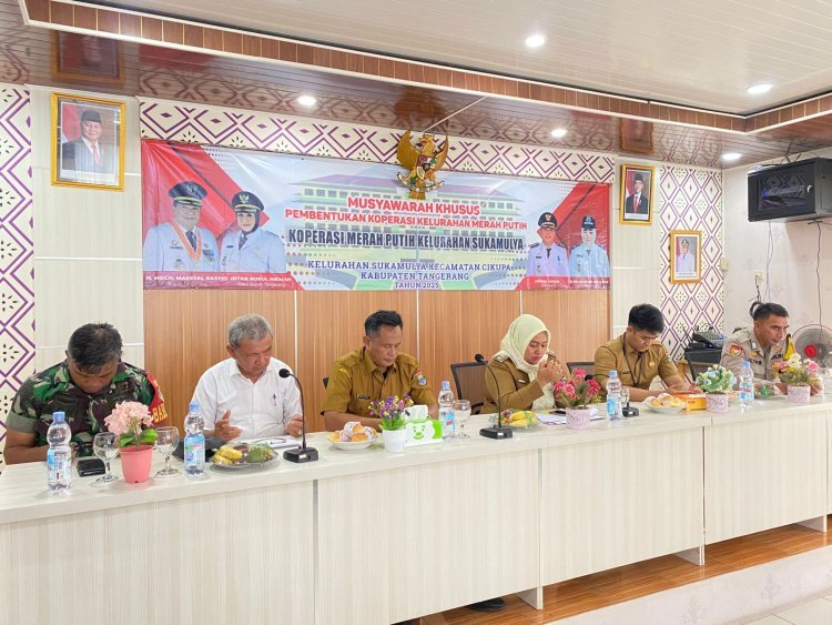 Pembentukan Koperasi Merah Putih, Bhabinkamtibmas Dorong Penguatan Ekonomi dan Kamtibmas di Sukamulya