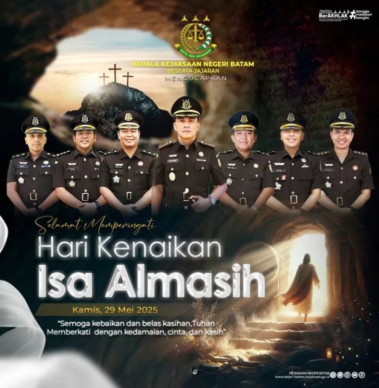 Pesan Toleransi dari Kejari Batam di Hari Kenaikan Isa Almasih