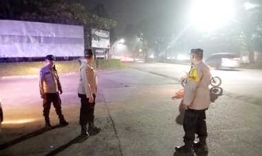 Polsek Cikupa Gelar Patroli Cipkon Malam Hari, Cegah Gangguan Kamtibmas di Titik Rawan