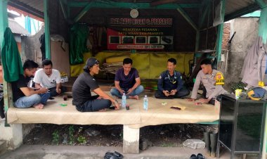 Bhabinkamtibmas Desa Cibadak Ajak Warga Bangkit Lewat Program Polisi Peduli Pengangguran