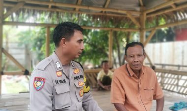 KEGIATAN BABINKAMTIBMAS DI KELURAHAN SUKAMULYA PERERAT HUBUNGAN POLRI DENGAN WARGA