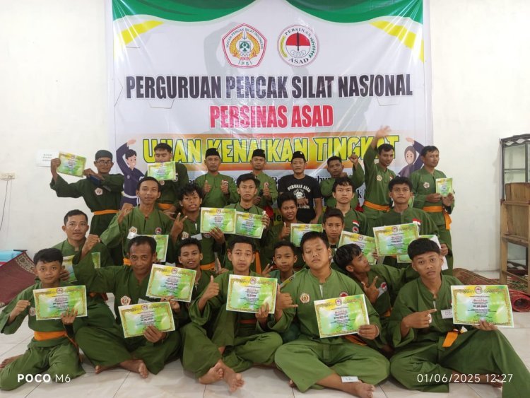 Dari Sabuk Putih ke Tingkat Lebih Tinggi, Pesilat Sarolangun Jalani UKT PERSINAS ASAD