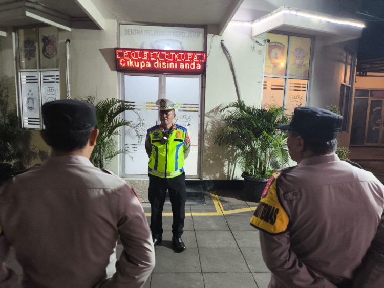 Polsek Cikupa Gelar Apel Ops Cipkon dan Patroli Antisipasi Gangguan Kamtibmas
