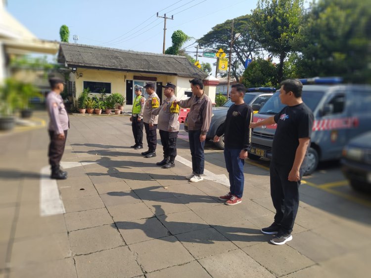 Apel Pagi dan Kegiatan Rutin Polsek Cikupa Dipimpin AIPTU M Firdaus