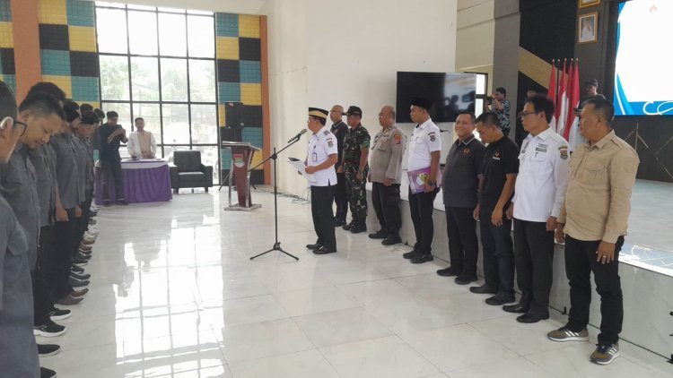Bhabinkamtibmas Hadiri Pelantikan Ketua Koordinator Olahraga Kecamatan Cikupa