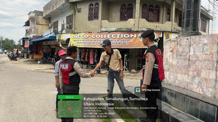 Samapta Polres Simalungun Gencarkan Patroli Perintis Presisi untuk Cegah Kejahatan Jalanan dan 3C