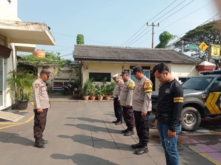 Polsek Cikupa Tegaskan Disiplin dan Kesiapsiagaan Lewat Apel Pagi dan Pengecekan Rutan
