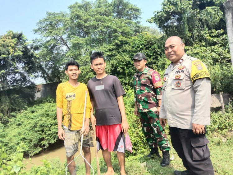 Bhabinkamtibmas dan Babinsa Sambangi Warga Desa Budimulya, Perkuat Silaturahmi dan Harkamtibmas