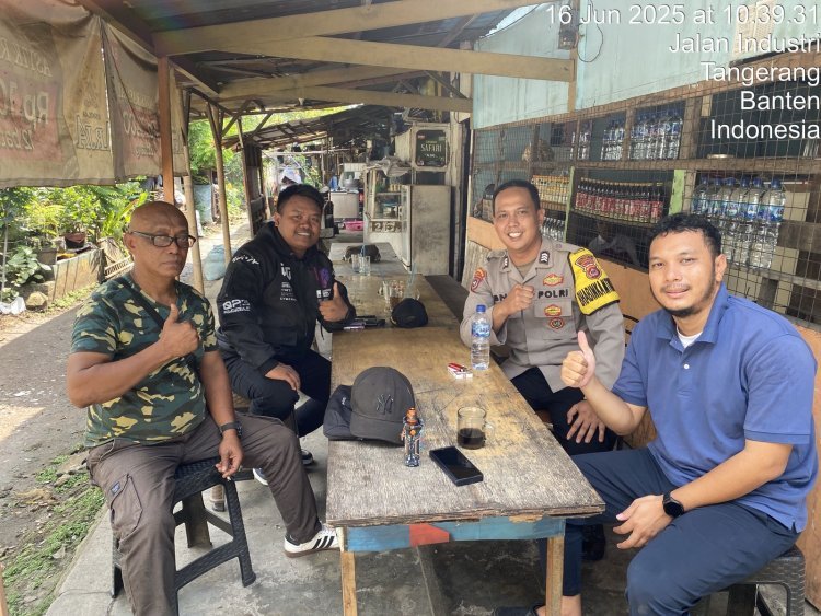 Bhabinkamtibmas Sambangi Tokoh Pemuda, Bangun Komunikasi Aktif dan Edukasi Harkamtibmas di Cikupa