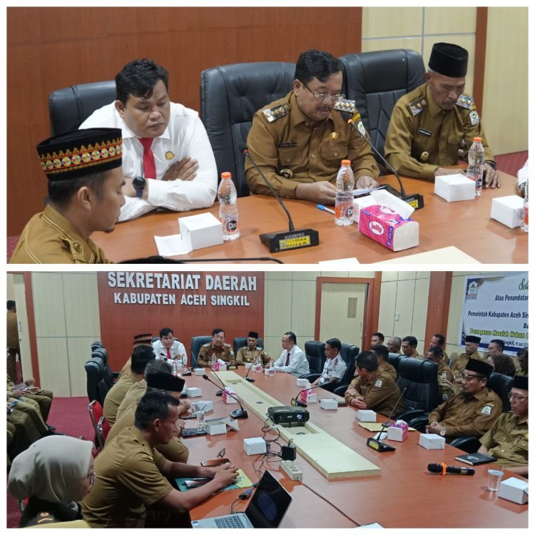 Pemkab Aceh Singkil dan Kejari Teken Kesepakatan Penanganan Hukum Perdata dan TUN