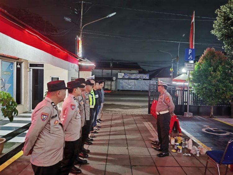 Apel Ops Cipkon Polsek Cikupa: Antisipasi Kejahatan dan Gangguan Kamtibmas