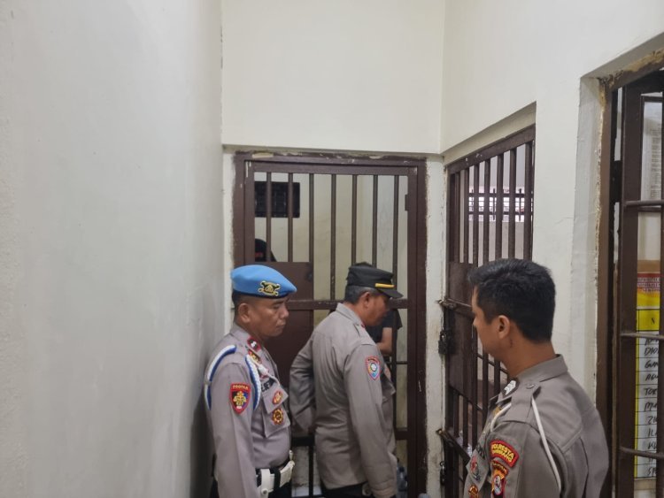 Apel Pagi Polsek Cikupa Dipimpin Waka Polsek AKP Joko Pamungkas