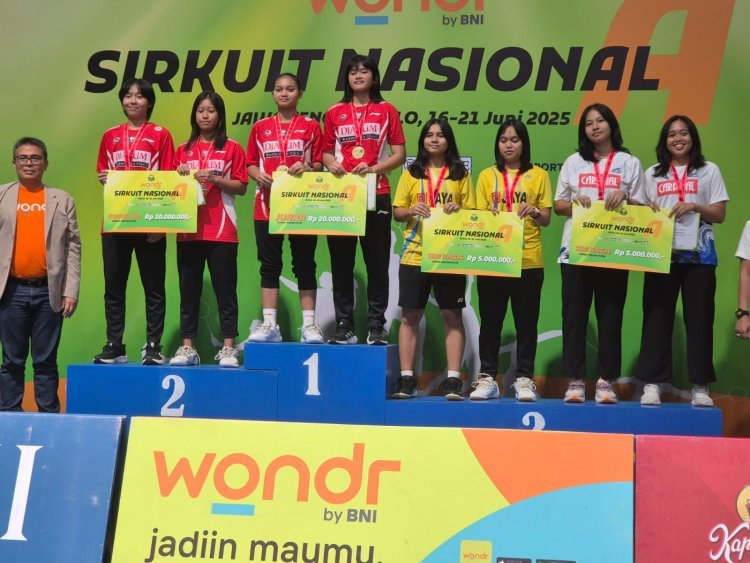 Keren!! Putri Sulung Dandim Wonogiri Juarai Turnamen Bulutangkis Sirkuit Nasional (Sirnas) A 2025