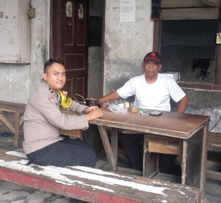 Aipda Didi Sambangi Warga Sukanagara, Tegaskan Pentingnya Layanan 110 dan Sinergi Jaga Kamtibmas