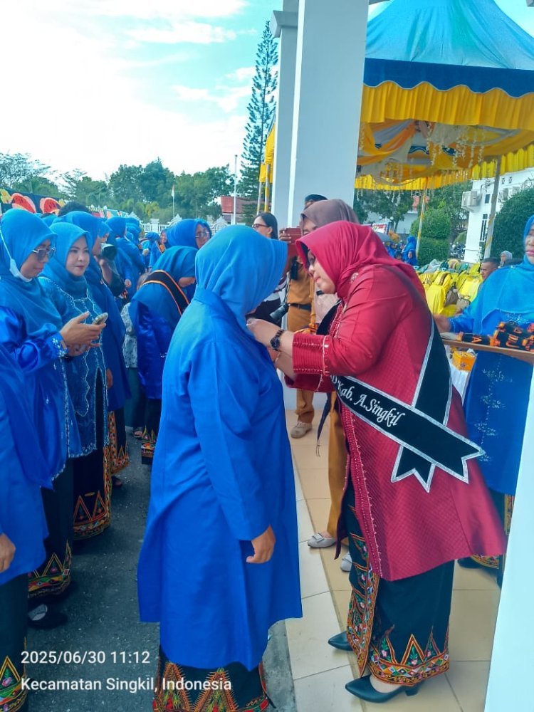 Bunda PAUD Kecamatan dan Desa Se-Kabupaten Aceh Singkil Resmi Dikukuhkan