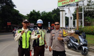 Polsek Cikupa Ajak Satpam Kawasan Griya Idola Perkuat Sinergi Jaga Kamtibmas