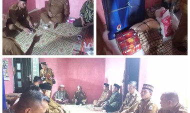 Pasca Kebakaran, Bupati Aceh Singkil Sambangi Kediaman Plt Kadis Syariat Islam di Sianjo-Anjo
