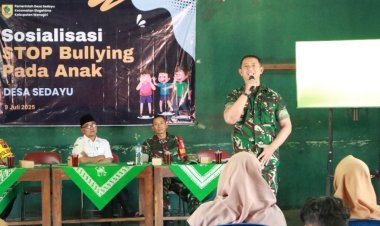 Babinsa Koramil 22/Slogohimo Berikan Edukasi Anti-Bullying