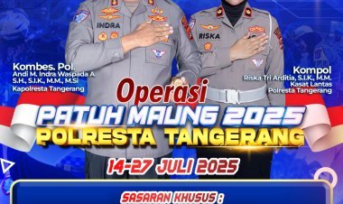 Catat, Besok Polresta Tangerang Bakal Gelar Operasi Patuh Maung Selama 14 Hari