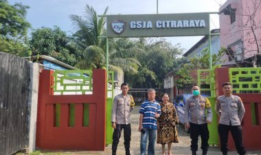 Minggu Kasih: Polsek Cikupa Hadirkan Rasa Aman dalam Ibadah Umat Kristiani