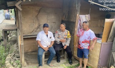 Pererat Hubungan, Bhabinkamtibmas Cikupa Sambang Warga di Kelurahan Bunder