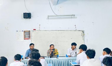 Edukasi Kamtibmas dan Bahaya Narkoba Warnai MPLS SMK Taruna Karya Cikupa